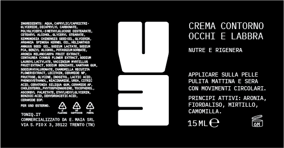 CREMA CONTORNO OCCHI E LABBRA VISO — 15ml